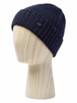 Шапка бини мужская Labbra 01-00041673, синий