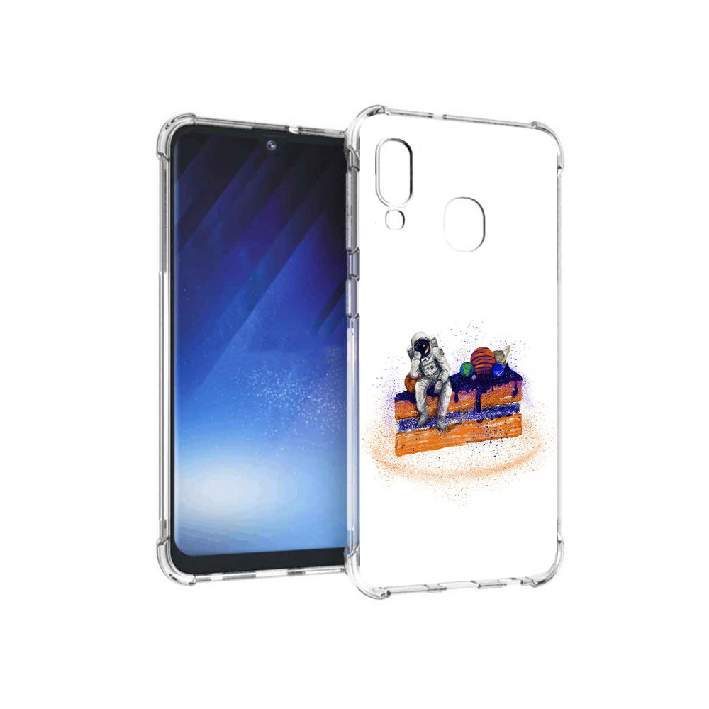 

Чехол MyPads Tocco для Samsung Galaxy A20e торт с планетами (PT133424.505.648), Прозрачный, Tocco