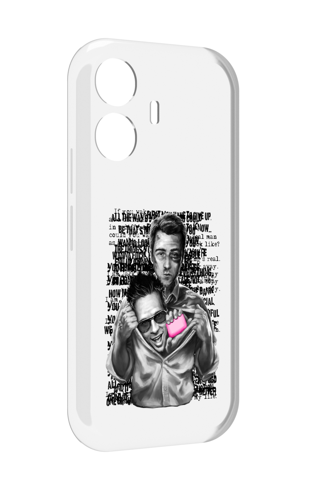 

Чехол MyPads бойцовский клуб для Vivo Y77E / Vivo iQOO Z6 Lite, Прозрачный, Tocco