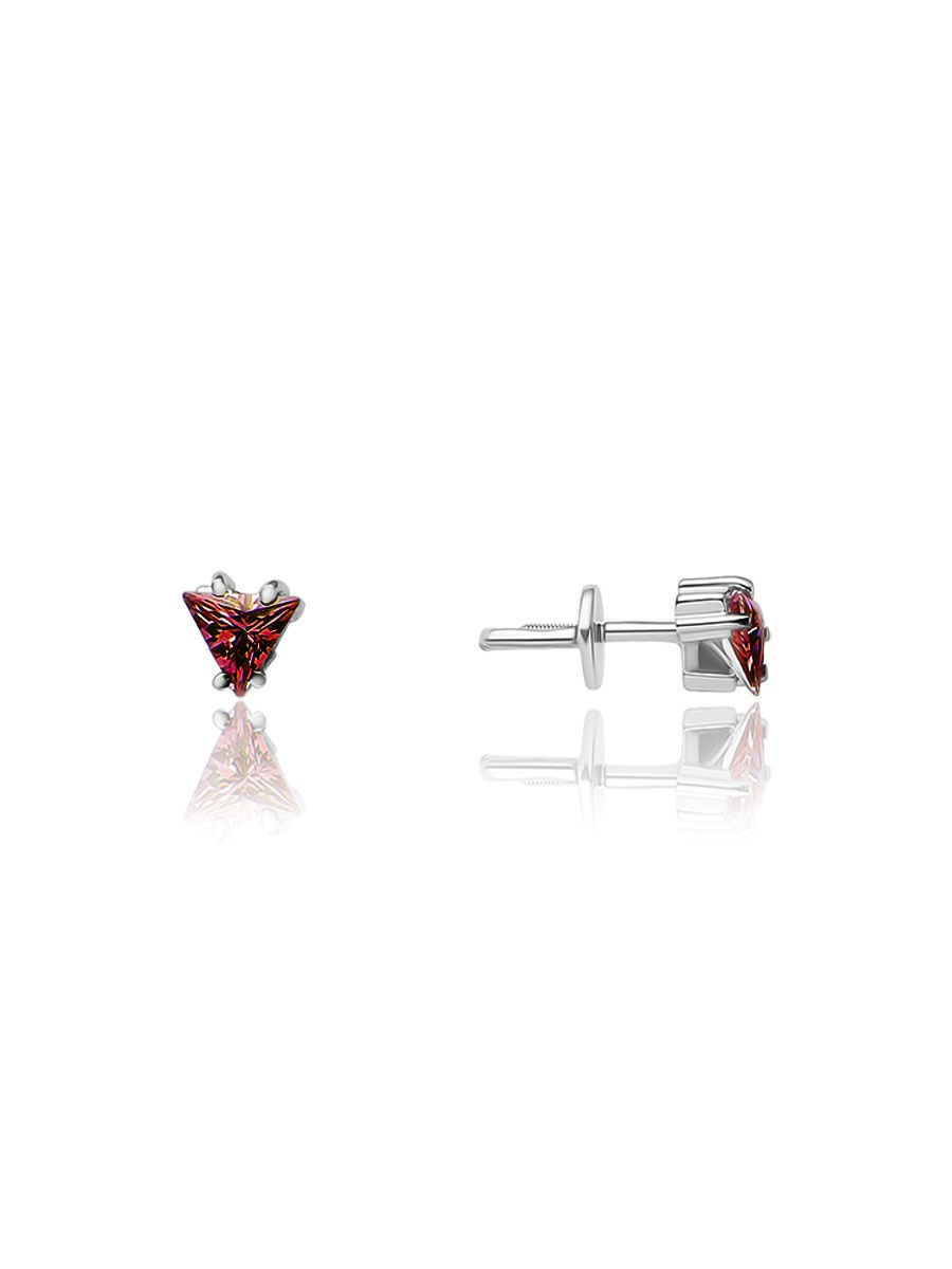 

Серьги женские из серебра TOP CRYSTAL 40255215 красный фианит, 40255215