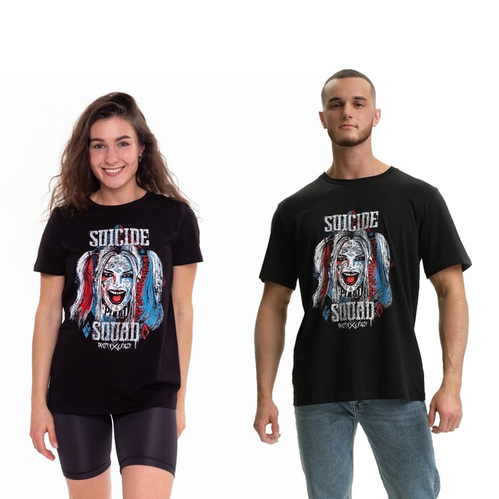 

Футболка унисекс NoBrand 000683909 черная 50 RU, Черный, 000683909