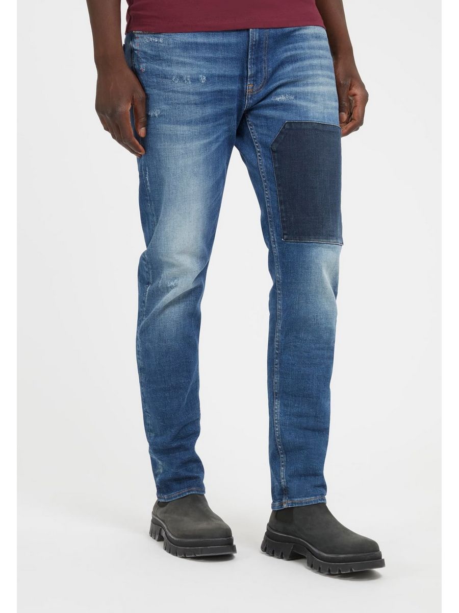 

Джинсы мужские Guess GU122G0LK синие 30/32, Синий, GU122G0LK