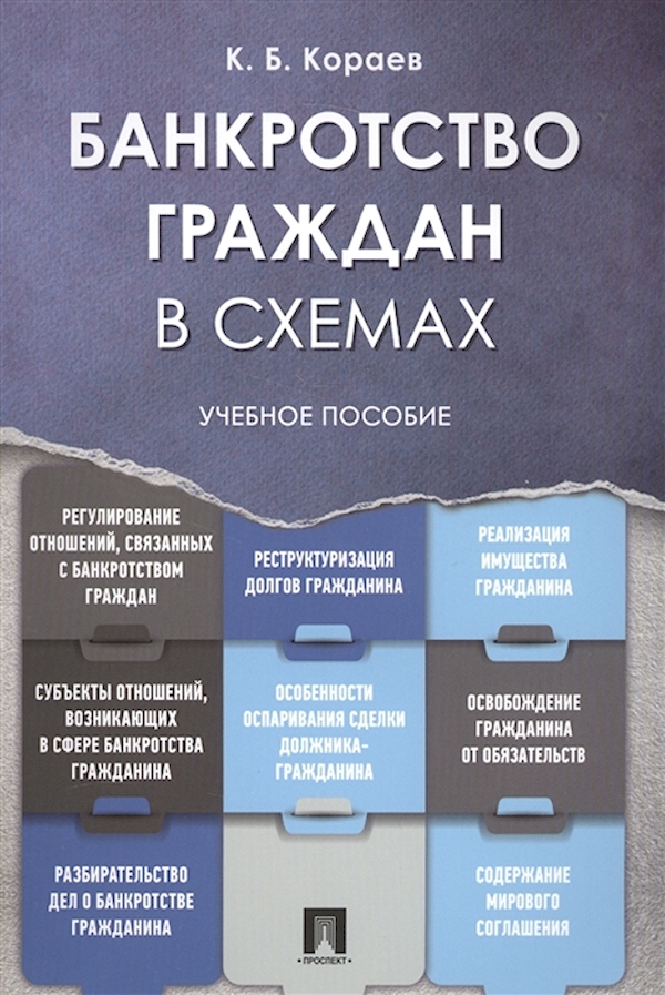 

Книга Банкротство граждан в схемах. Учебное пособие -М.:Проспект,2022.