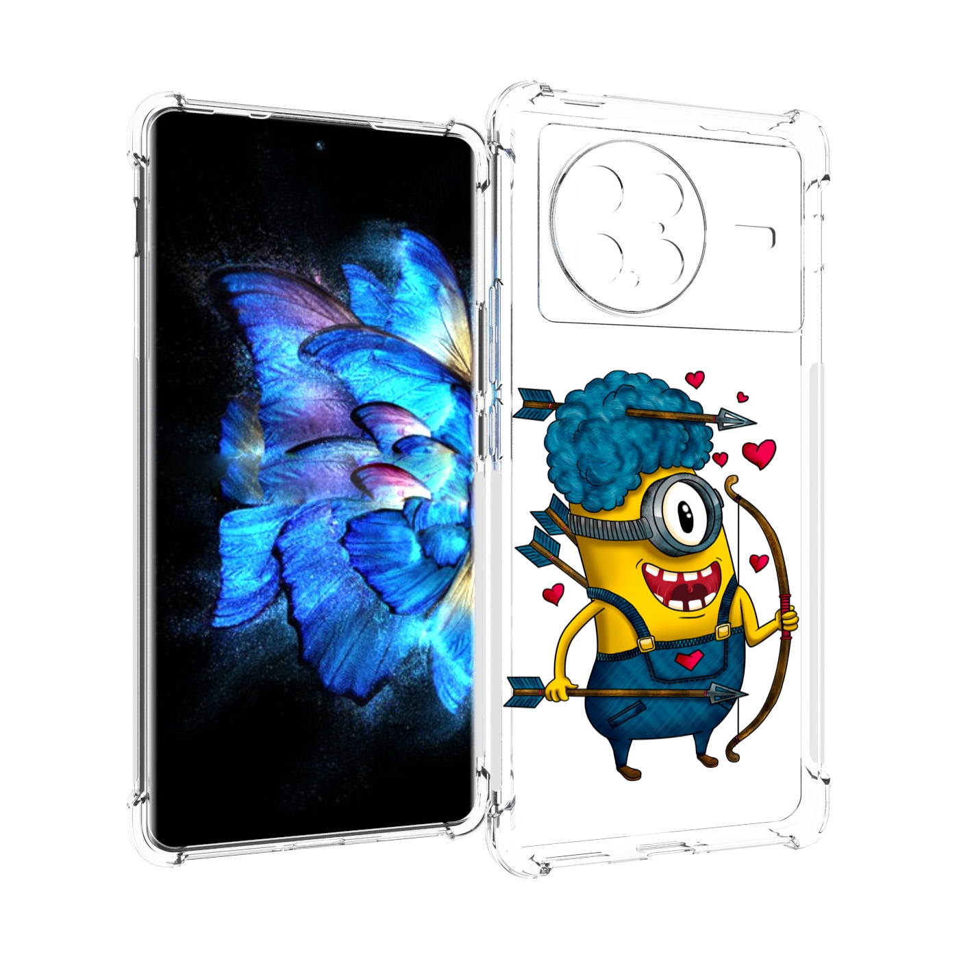 

Чехол MyPads Миньон купидон для Vivo X Note 5G, Прозрачный, Tocco