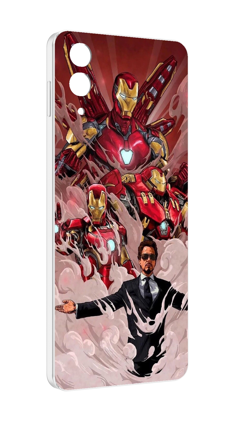 

Чехол MyPads Тони-Старк-и-костюмы для Samsung Galaxy Z Flip 4 (SM-F721), Прозрачный, Tocco