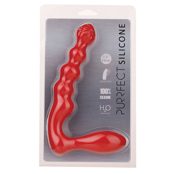 фото Dream toys анальный массажер purrfect silicone butt plug red