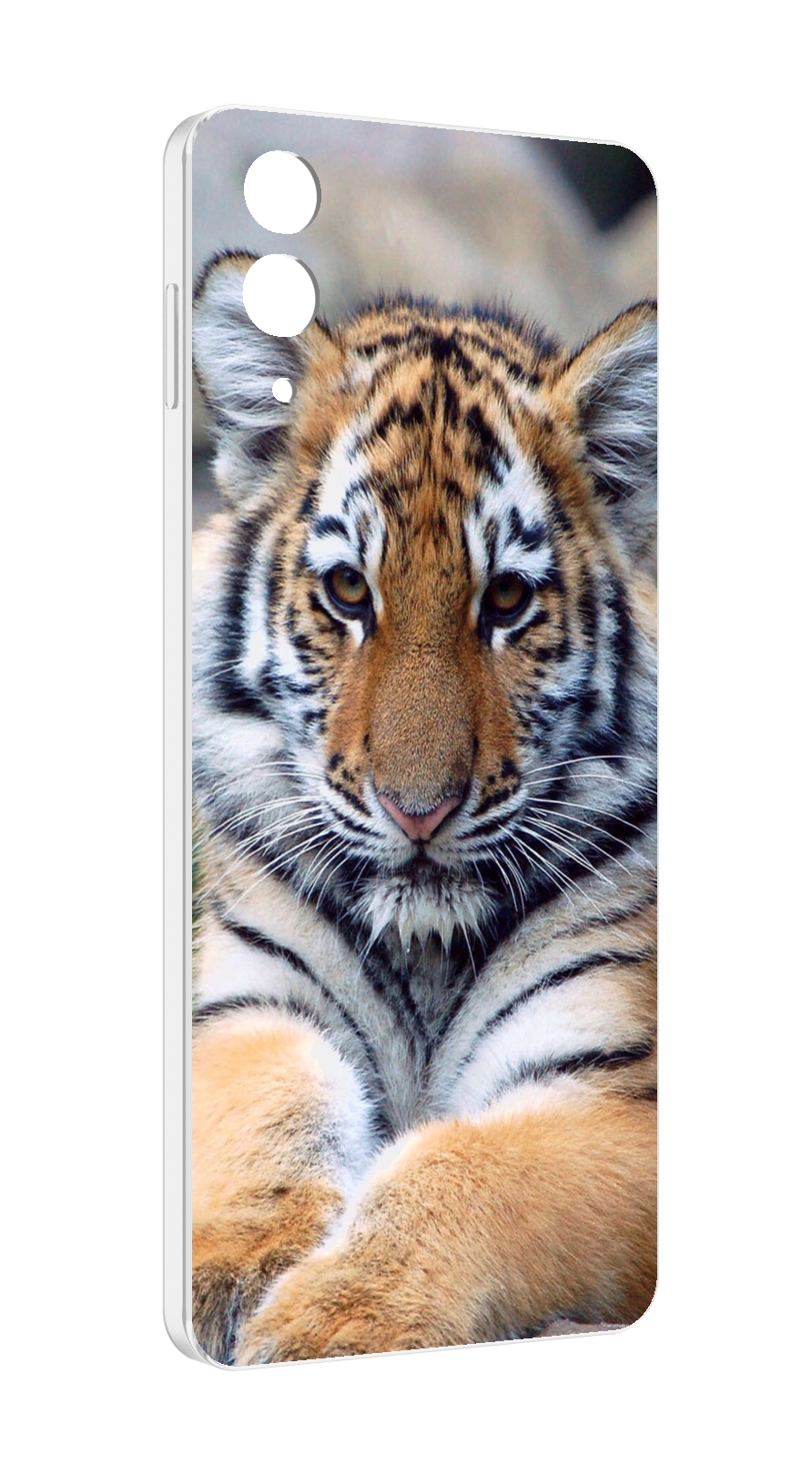 

Чехол MyPads Тигренок для Samsung Galaxy Z Flip 4 (SM-F721), Прозрачный, Tocco