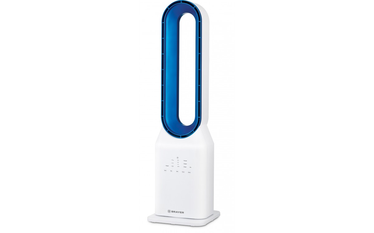 

Вентилятор колонный Brayer BR4954 White, Blue, BR4954