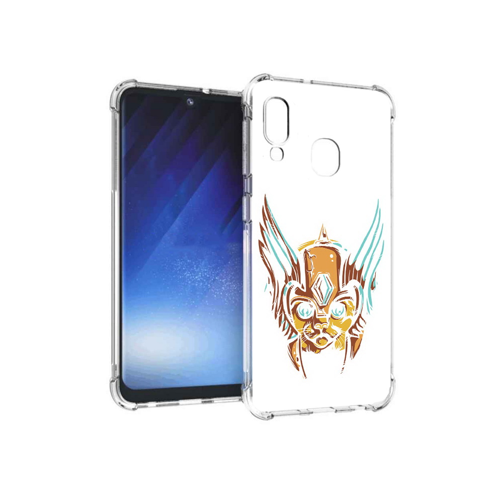 

Чехол MyPads Tocco для Samsung Galaxy A20e тор абстракция (PT133424.505.644), Прозрачный, Tocco