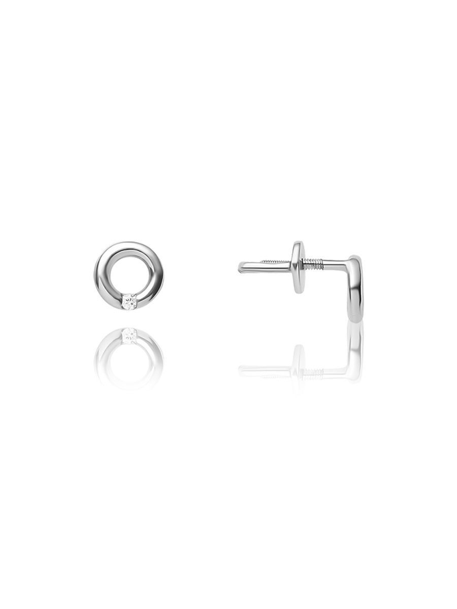 

Серьги-пусеты из серебра с фианитом TOP CRYSTAL 40255143, 40255143