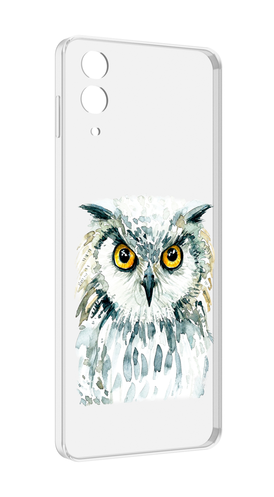 

Чехол MyPads Серьезная сова для Samsung Galaxy Z Flip 4 (SM-F721), Прозрачный, Tocco