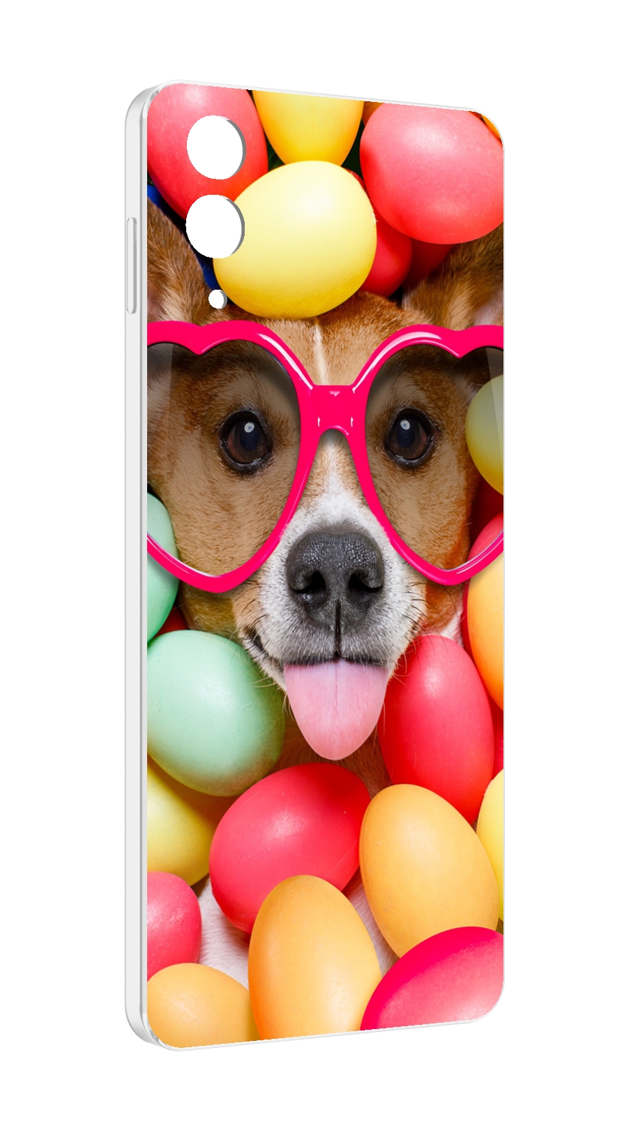 

Чехол MyPads Собака-в-яйцах для Samsung Galaxy Z Flip 4 (SM-F721), Прозрачный, Tocco