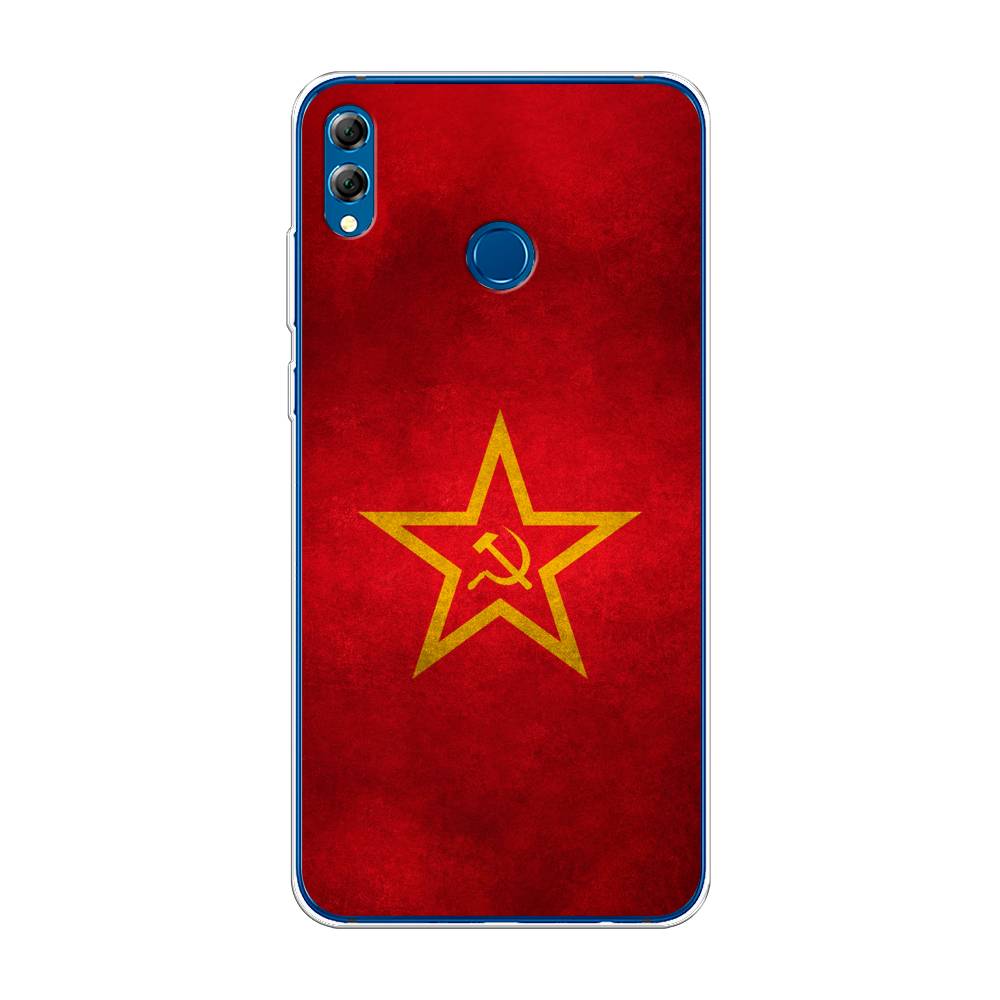 

Чехол Awog на Honor 8X Max "Красное знамя", Желтый;красный, 66550-10