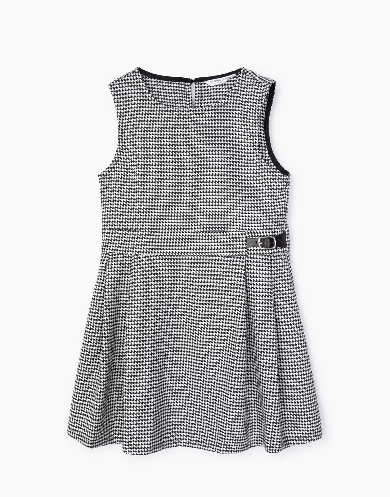 Платье детское Gloria Jeans GDR027840, черный/белый, 116