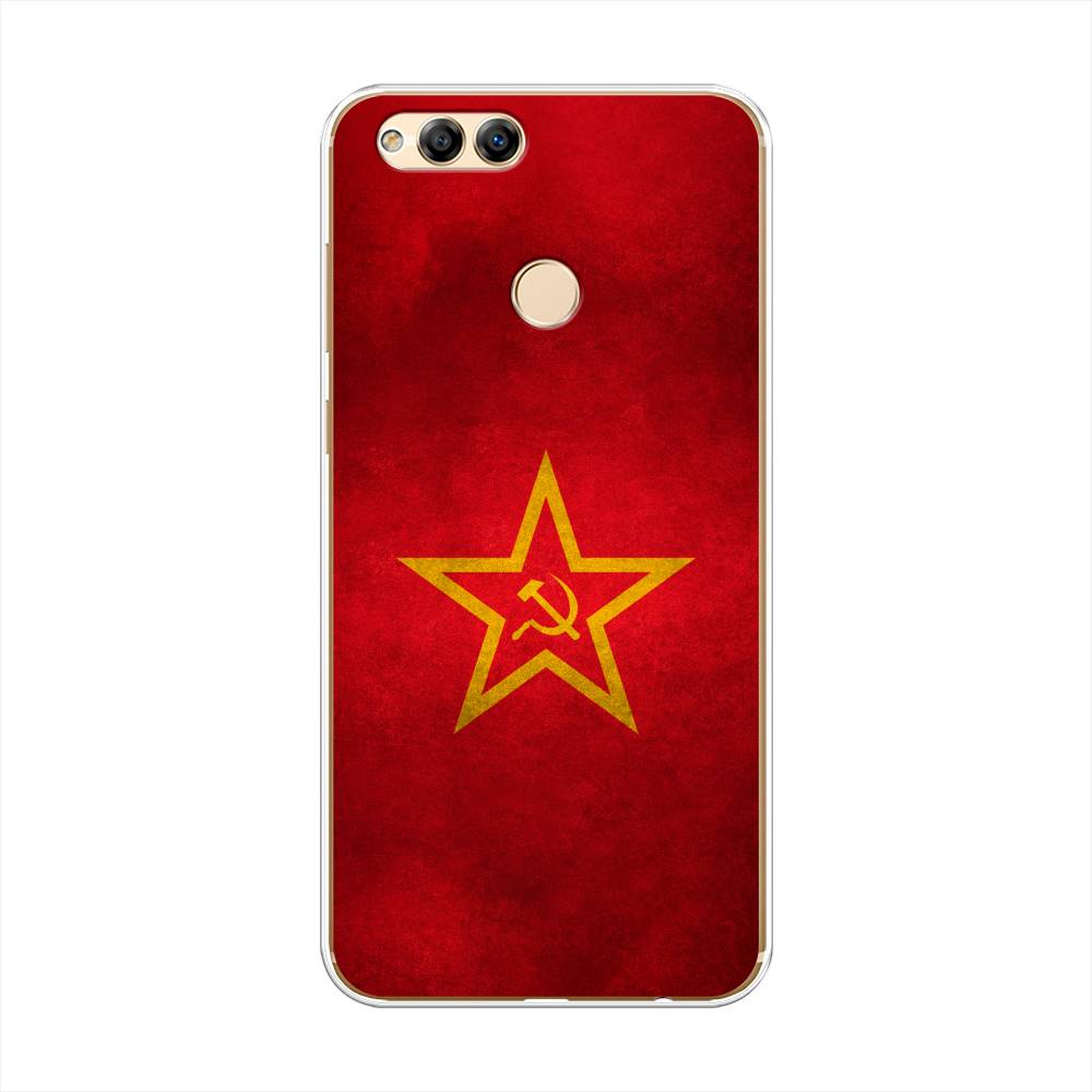 

Чехол Awog на Honor 7X "Красное знамя", Желтый;красный, 63750-10