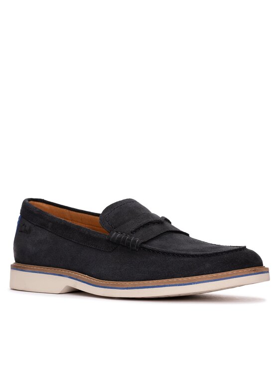 

Туфли мужские Clarks Atticus LTSlip 26172441 синие 41 EU, Синий, Atticus LTSlip 26172441