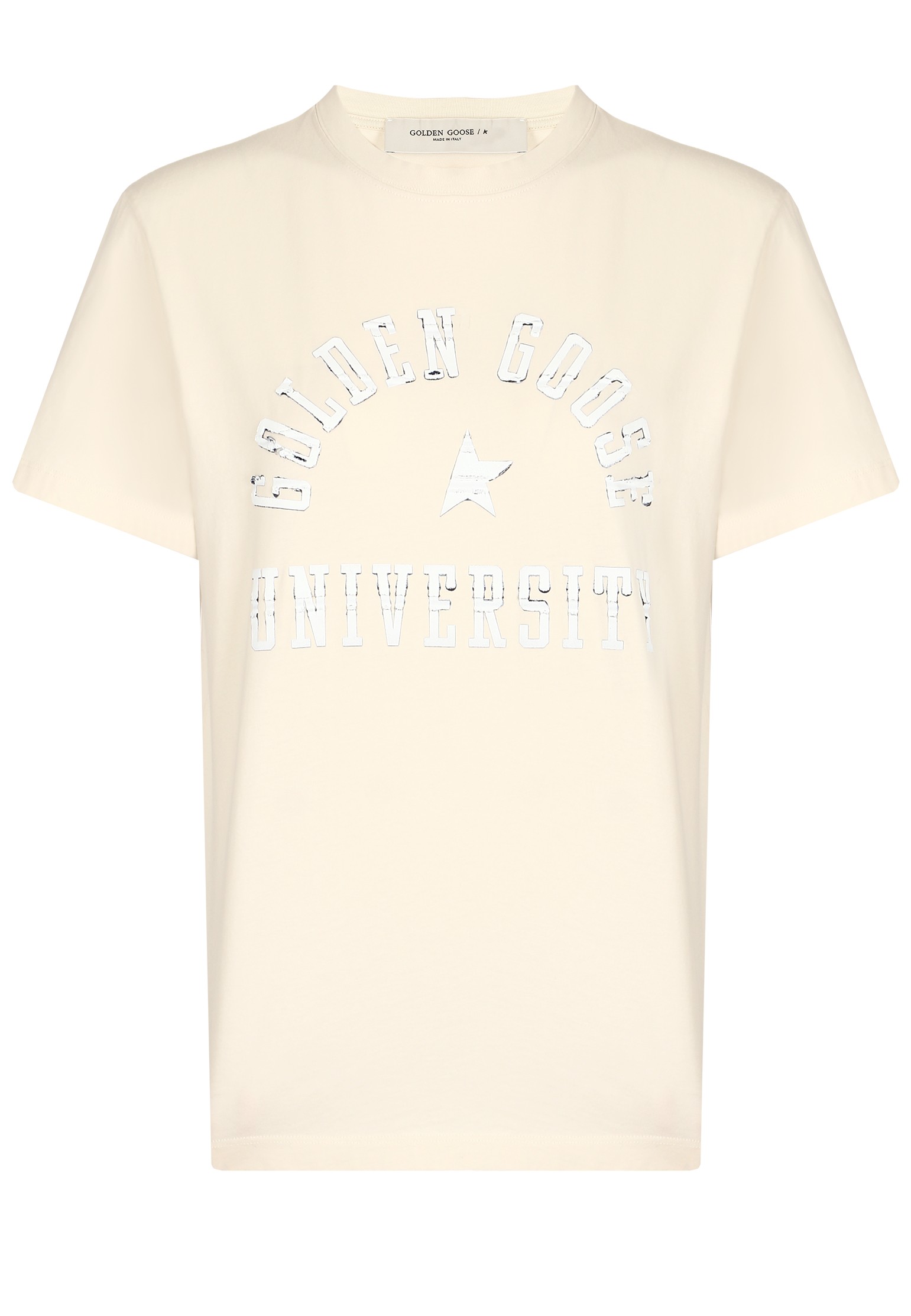 

Футболка женская Golden Goose 131438 бежевая XS, Бежевый, 131438