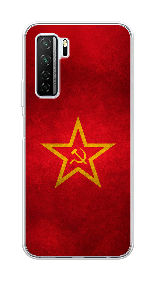 

Чехол Awog на Honor 30S (Global) "Красное знамя", Желтый;красный, 6102850-10
