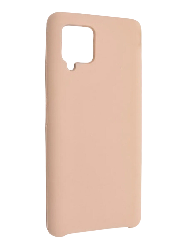 

Накладка для Samsung Galaxy A42 Silicone cover без логотипа пудро, Розовый
