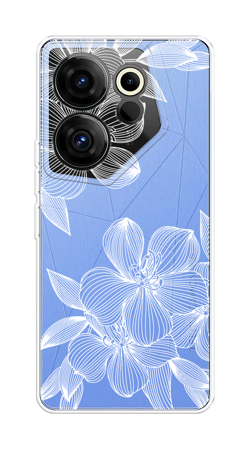

Чехол на Tecno Camon 20 Premier "Крокус", Белый;прозрачный, 304250-1