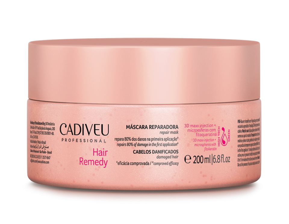 

Маска-реконструктор Cadiveu Hair Remedy Repair Mask 200 мл, Hair Remedy Repair Mask