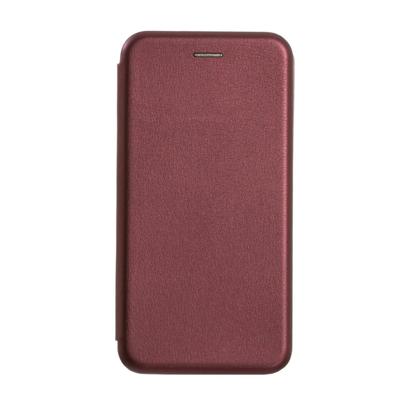 Чехол-книжка Samsung Galaxy A41 Fashion Case кожаная боковая бордовая