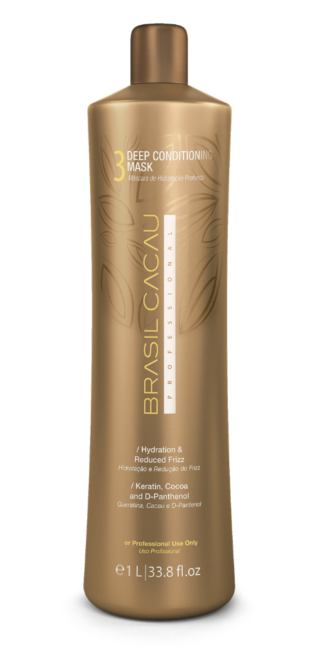 

Маска для волос глубокого кондиционирования Brasil Cacau Deep Conditioning Mask 1000 мл, Deep Conditioning Mask