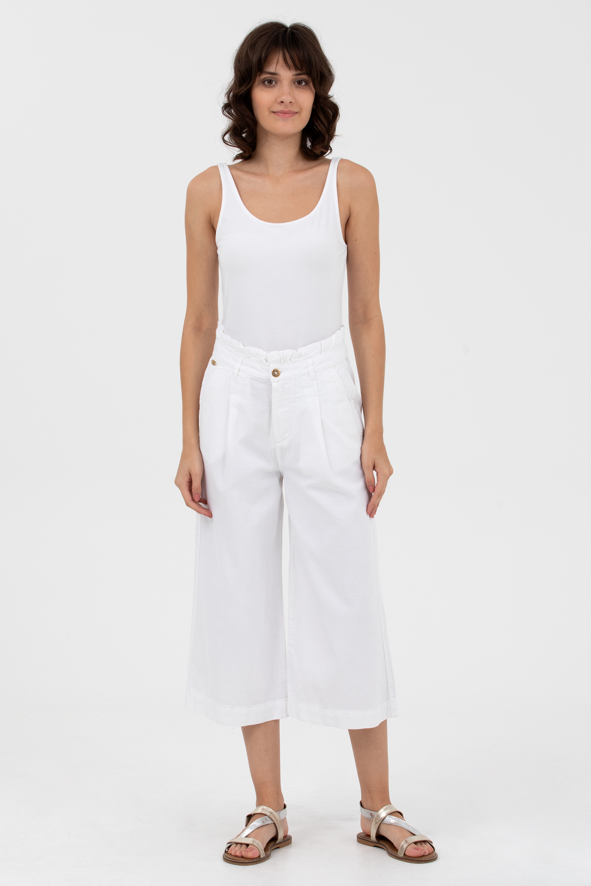 Брюки женские US POLO Assn G082SZ0780ANITTA белые 32 6200₽