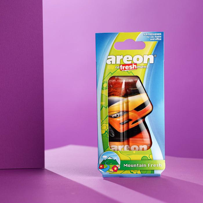 

Ароматизатор на зеркало Areon Refreshment гелевый, свежесть гор 704-025-914