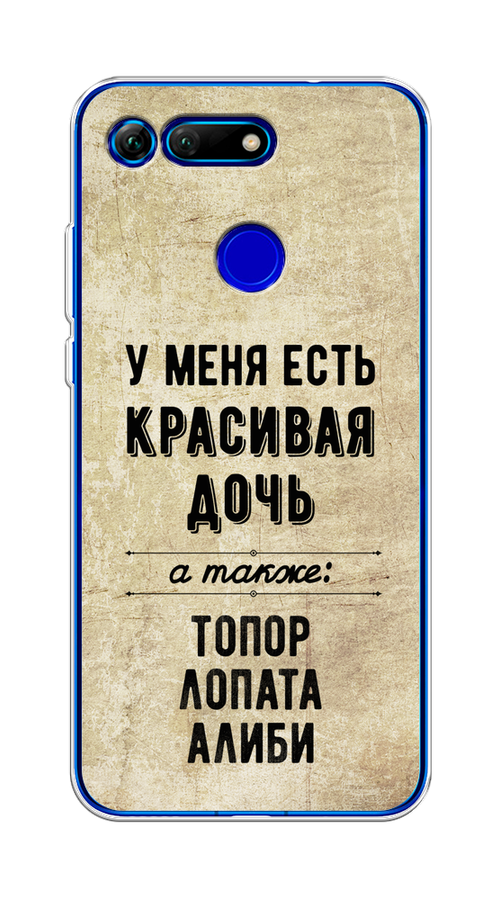 

Чехол Awog на Honor V20 (View 20) "Красивая дочь", Черный;бежевый, 67350-7