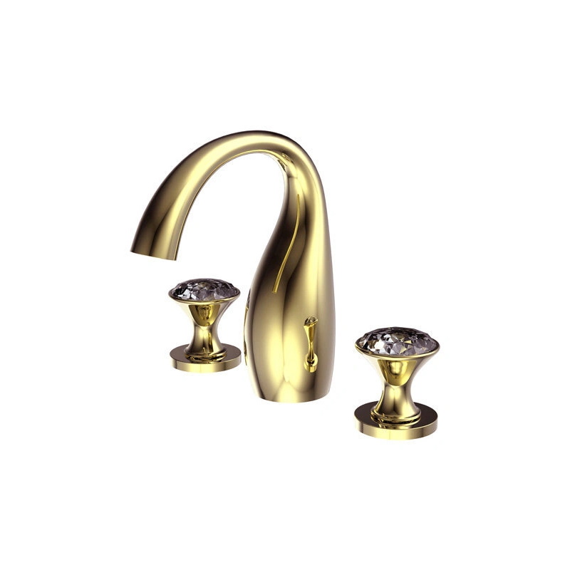 

Смеситель для раковины Bravat Swan F24287G золото, арт. F24287G-ENG