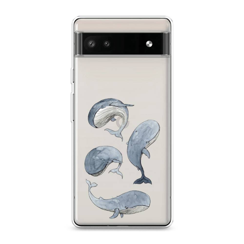 

Чехол Awog на Google Pixel 6A "Киты", Разноцветный, 271150-1