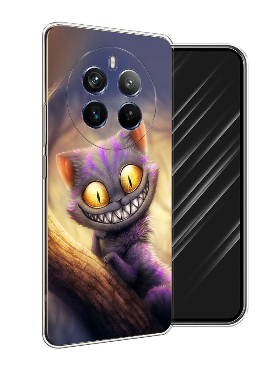 

Чехол Awog на Realme 12+ "Cheshire Cat", Фиолетовый;желтый, 2516350-1