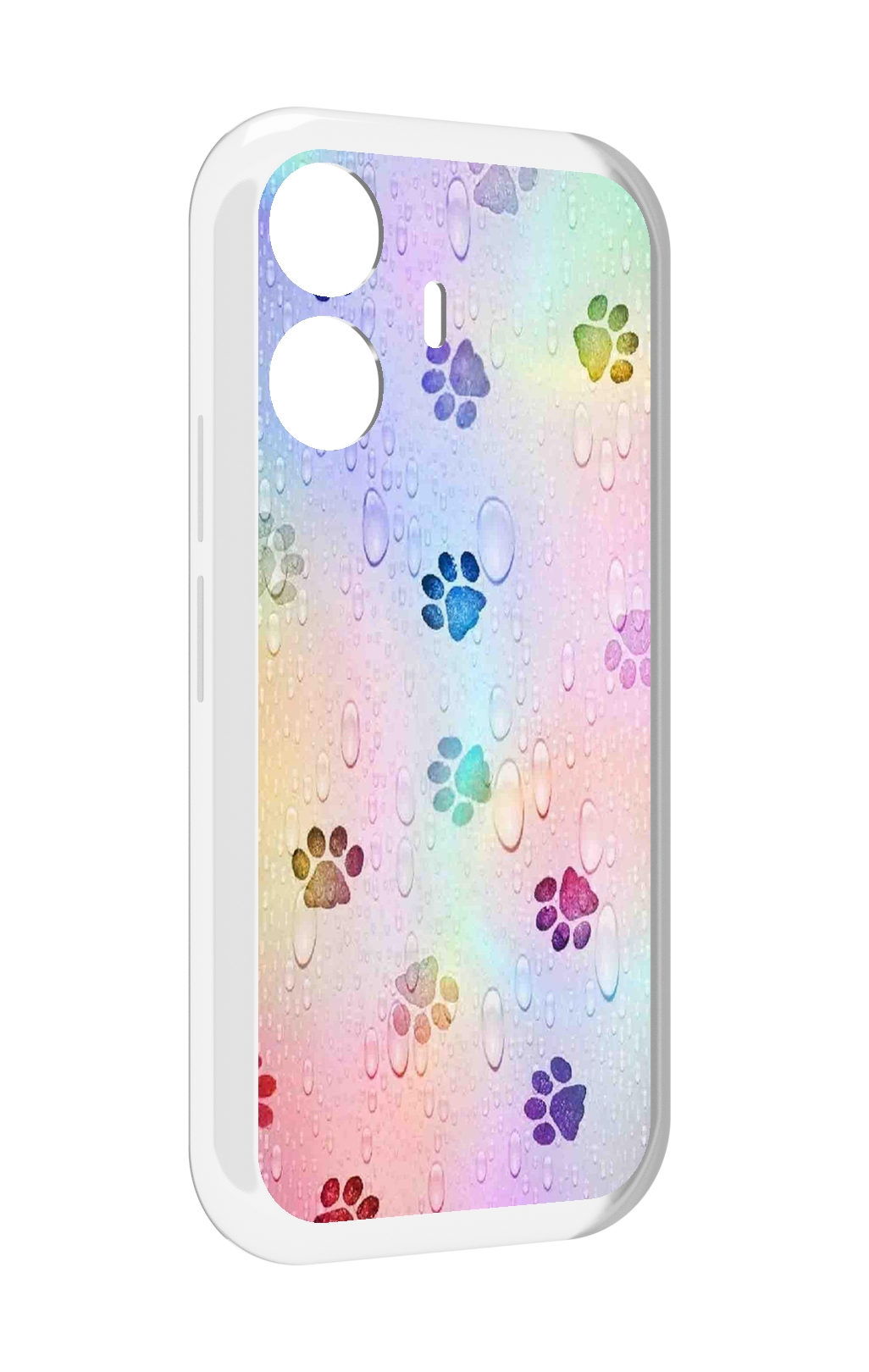

Чехол MyPads лапки для Vivo Y77E / Vivo iQOO Z6 Lite, Прозрачный, Tocco