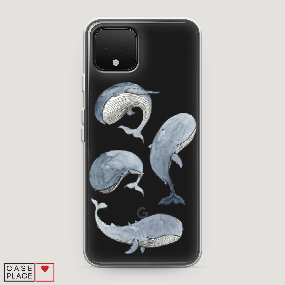 

Чехол Awog на Google Pixel 4 "Киты", Разноцветный, 270250-1