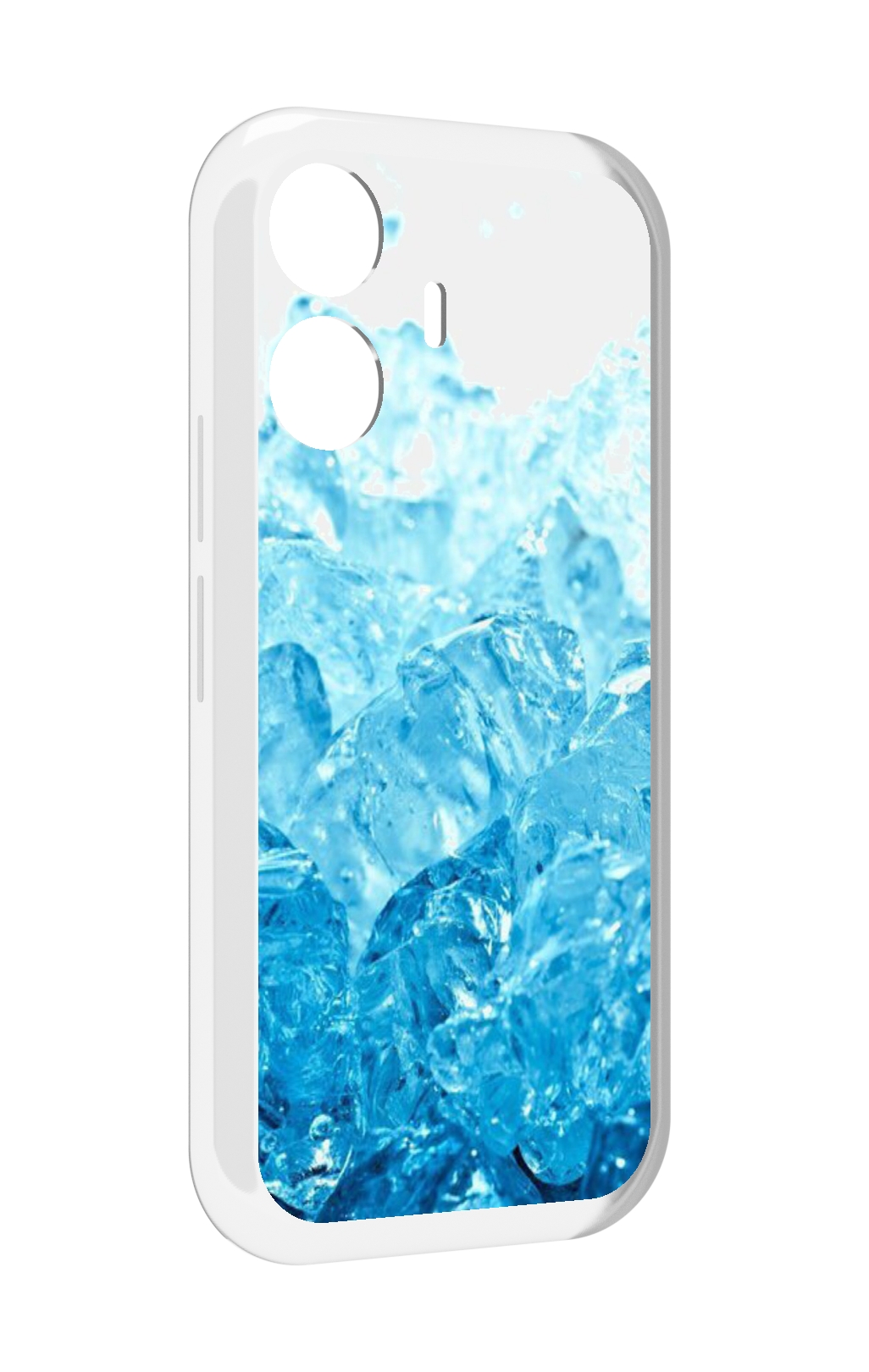 

Чехол MyPads кусочки-льда для Vivo Y77E / Vivo iQOO Z6 Lite, Прозрачный, Tocco