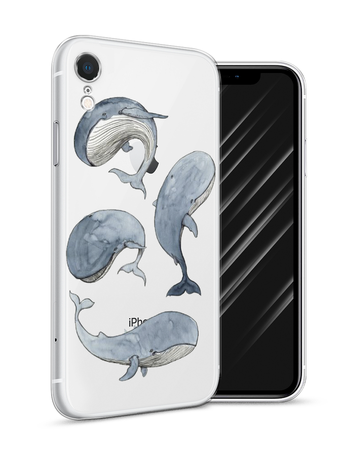 

Чехол Awog на Apple iPhone XR (10R) / Айфон XR (10R) "Киты", Разноцветный, 12050-1