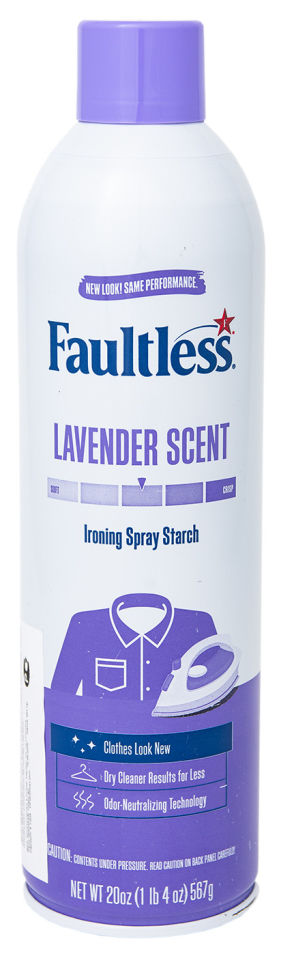 фото Средство lavender scent faultless для глажки тканей с эффектом химчистки