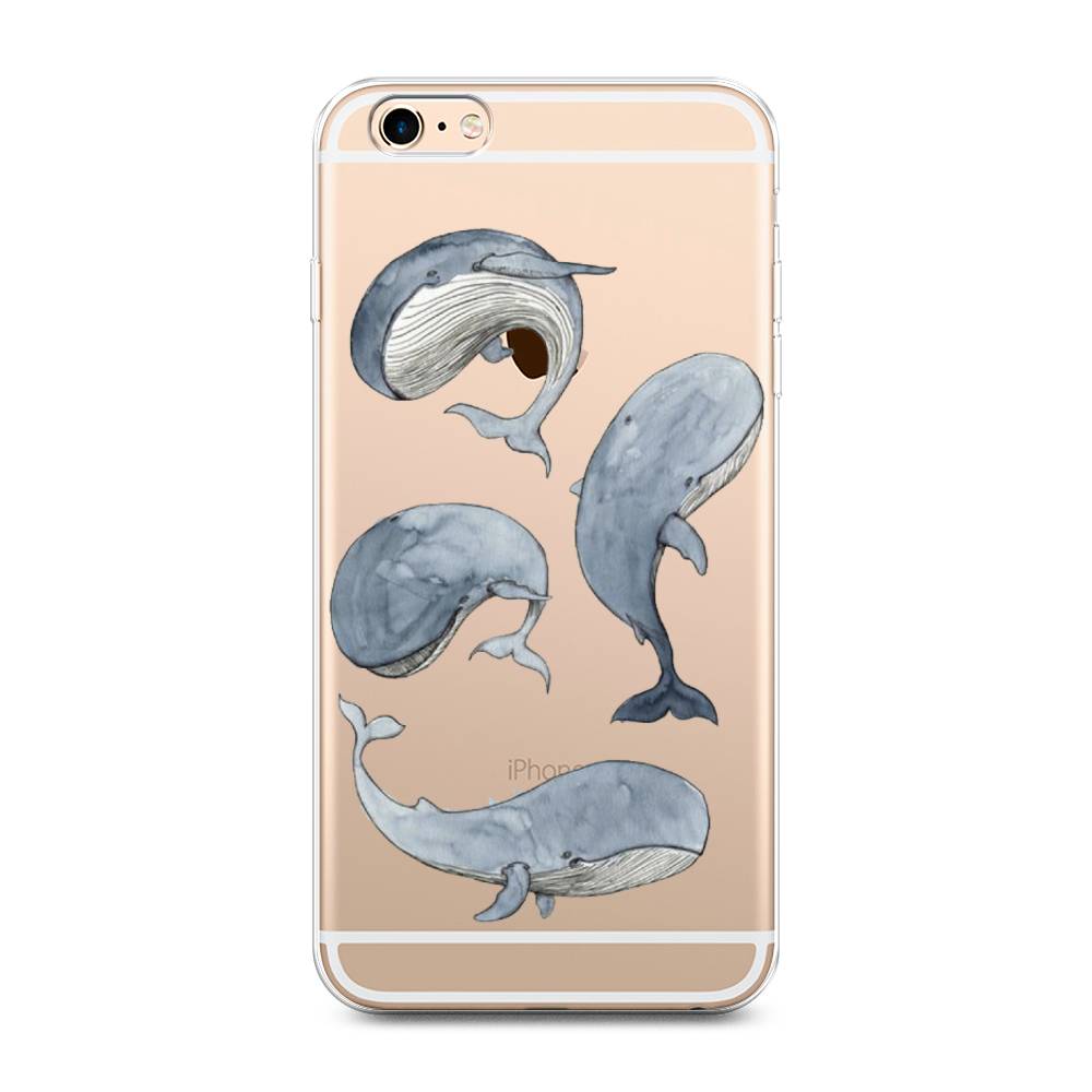 

Чехол Awog на Apple iPhone 6 Plus / Айфон 6 Plus "Киты", Разноцветный, 10550-1