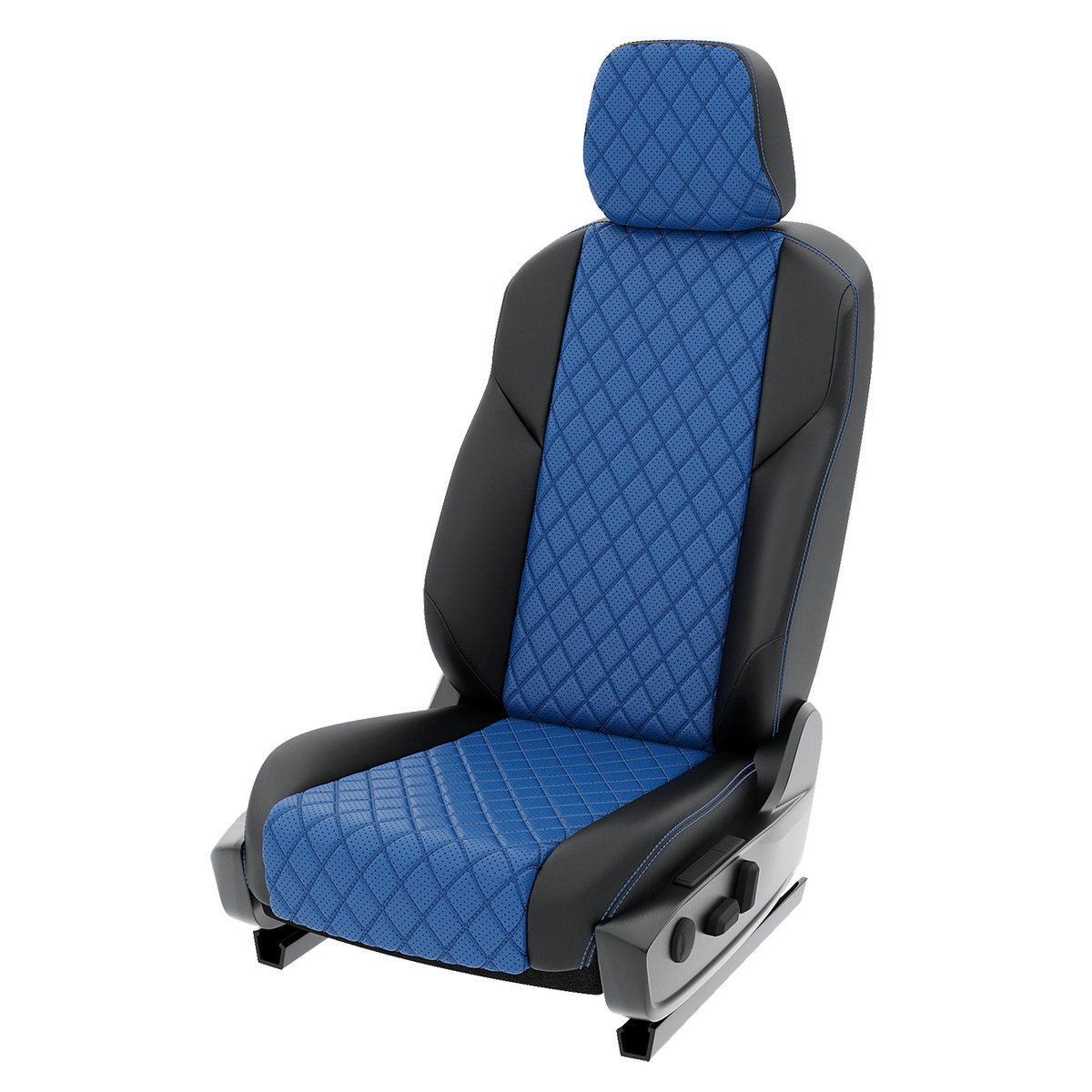 

Чехлы на сиденья Click Auto для Geely Coolray CA1058CF2S508 Экокожа ромб Черный Синий, Синий;черный, CA1058