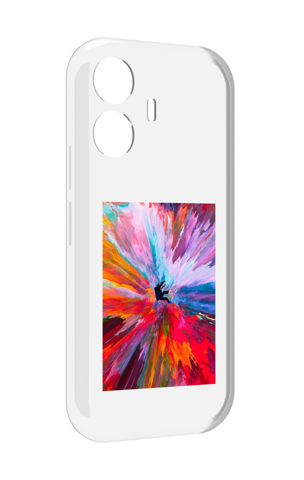 

Чехол MyPads красочный астранавт для Vivo Y77E / Vivo iQOO Z6 Lite, Прозрачный, Tocco