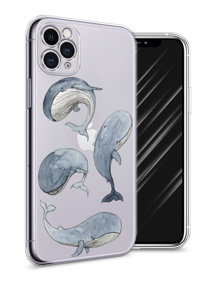 

Чехол Awog на Apple iPhone 11 Pro / Айфон 11 Pro "Киты", Разноцветный, 12350-1