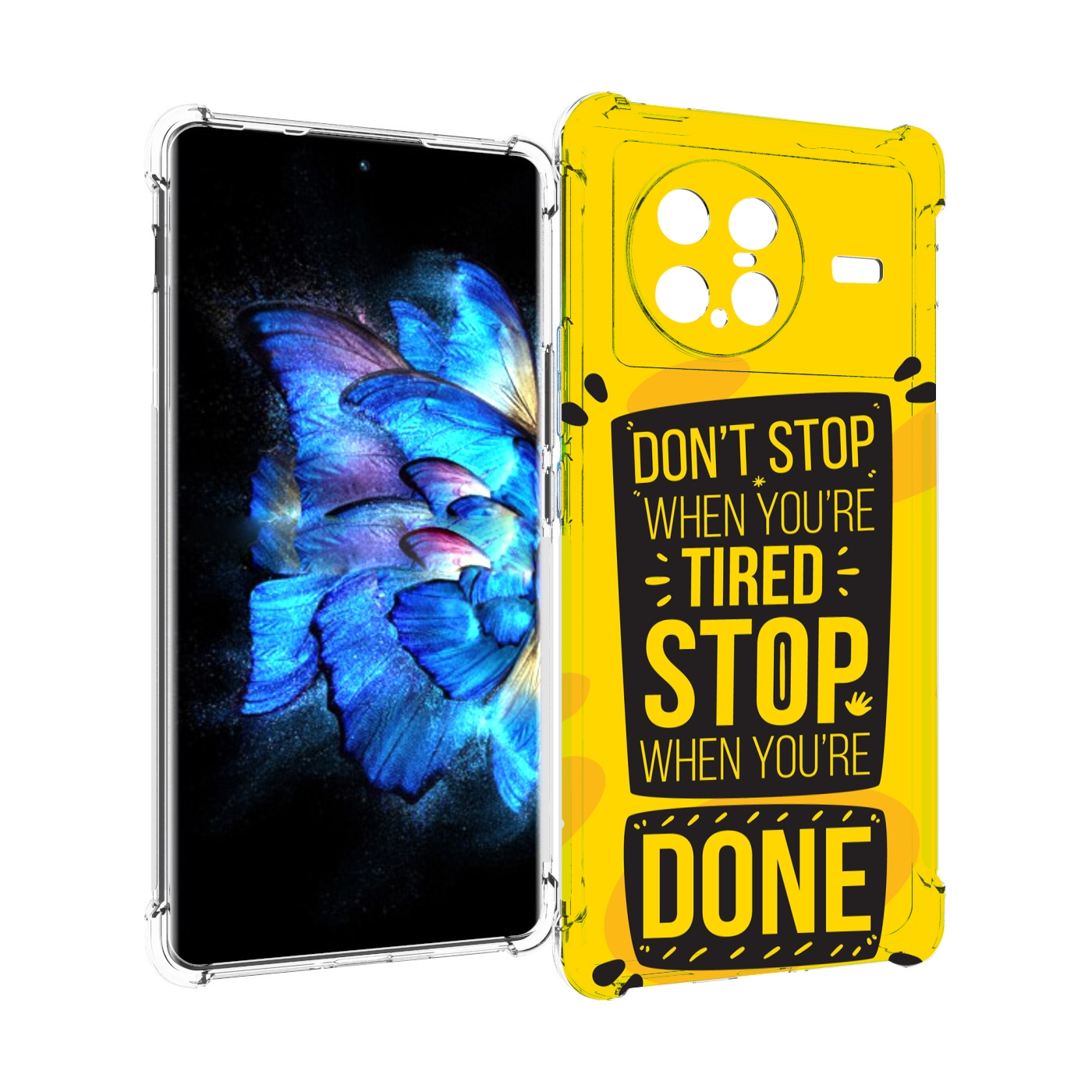 

Чехол MyPads yellow-done для Vivo X Note 5G, Прозрачный, Tocco