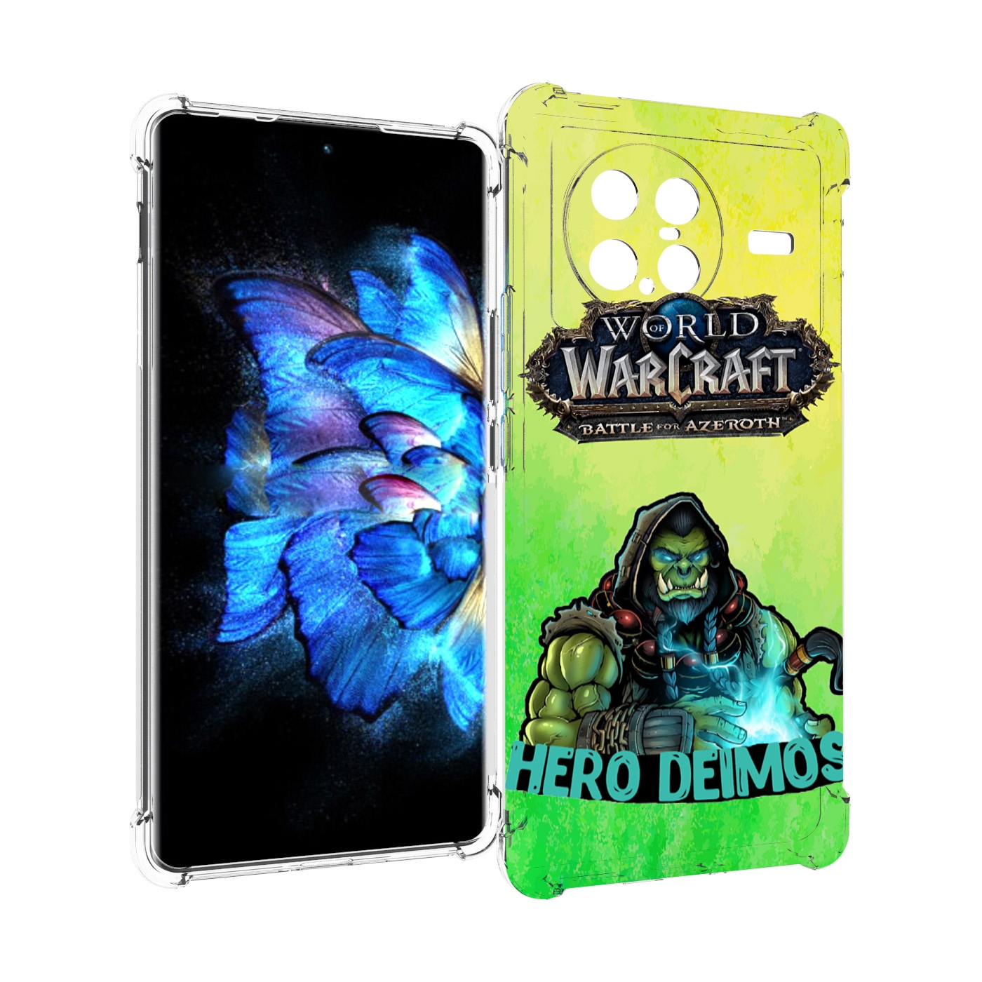 

Чехол MyPads world-of-warcraft мужской для Vivo X Note 5G, Прозрачный, Tocco