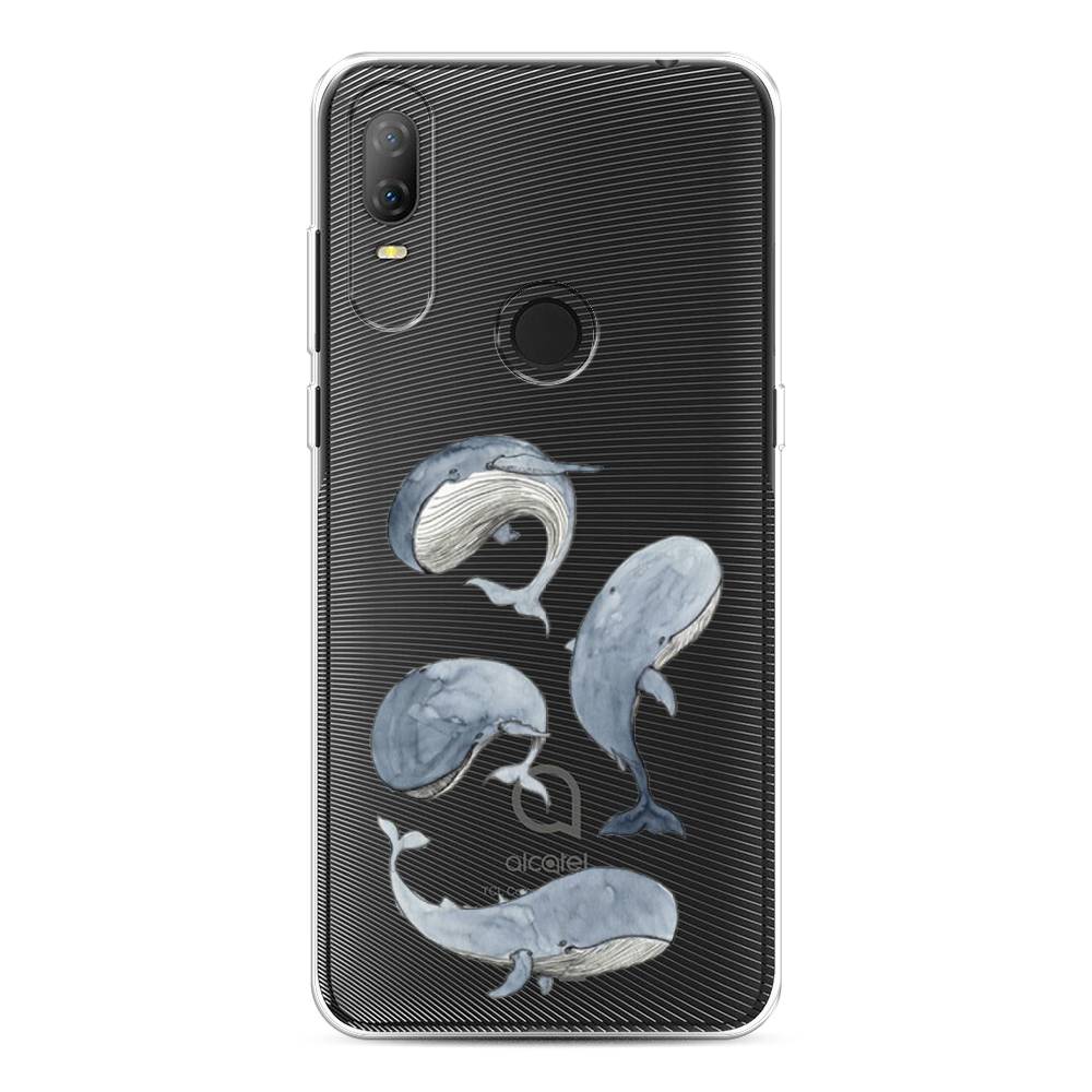 

Чехол Awog на Alcatel 1V (2020) 5007U / Алкатель 1V (2020) 5007U "Киты", 170950-1