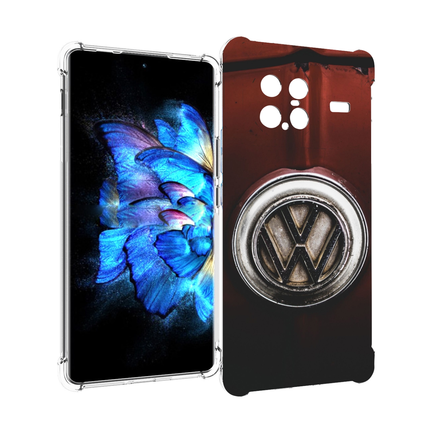 

Чехол MyPads volkswagen 1 мужской для Vivo X Note 5G, Прозрачный, Tocco