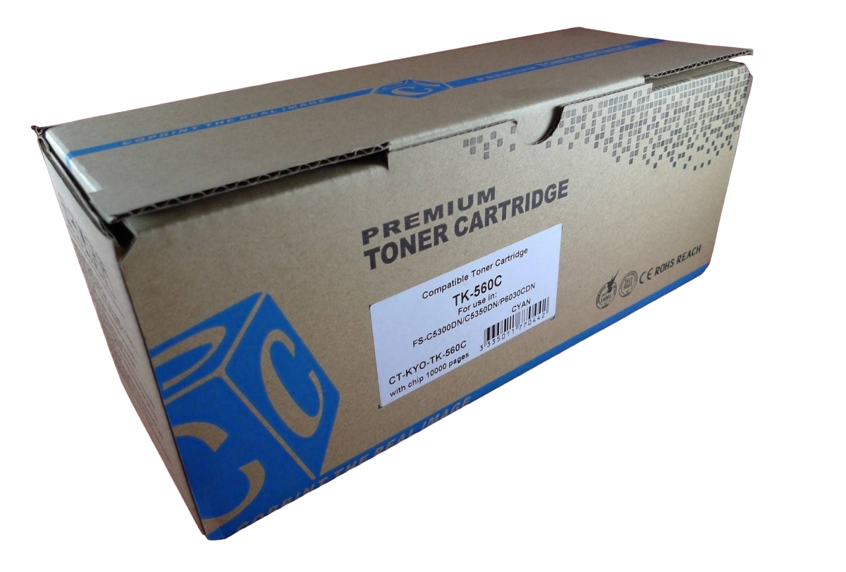 

Тонер-картридж ELP для Kyocera FS-C5300DN/C5350DN/P6030CDN TK-560C cyan 10K, Голубой