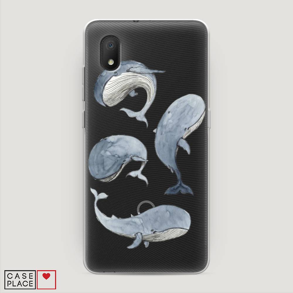 

Чехол Awog на Alcatel 1A (2020) 5002F / Алкатель 1A (2020) 5002F "Киты", 171050-1
