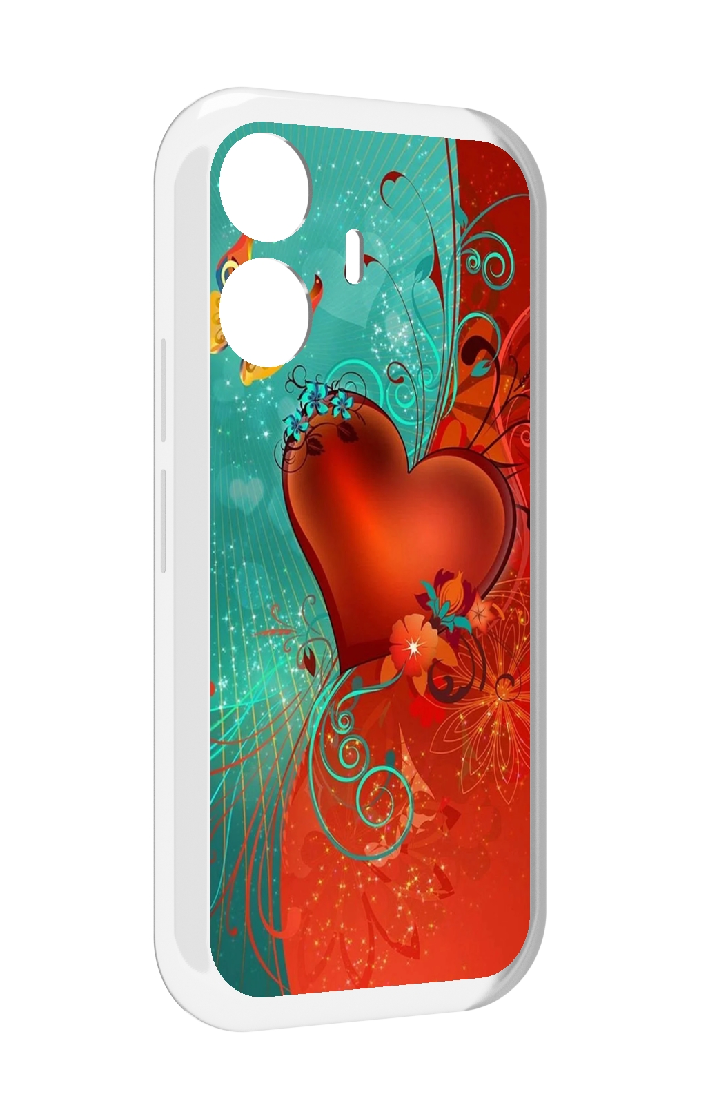 

Чехол MyPads красивые-яркие-сердечки для Vivo Y77E / Vivo iQOO Z6 Lite, Прозрачный, Tocco