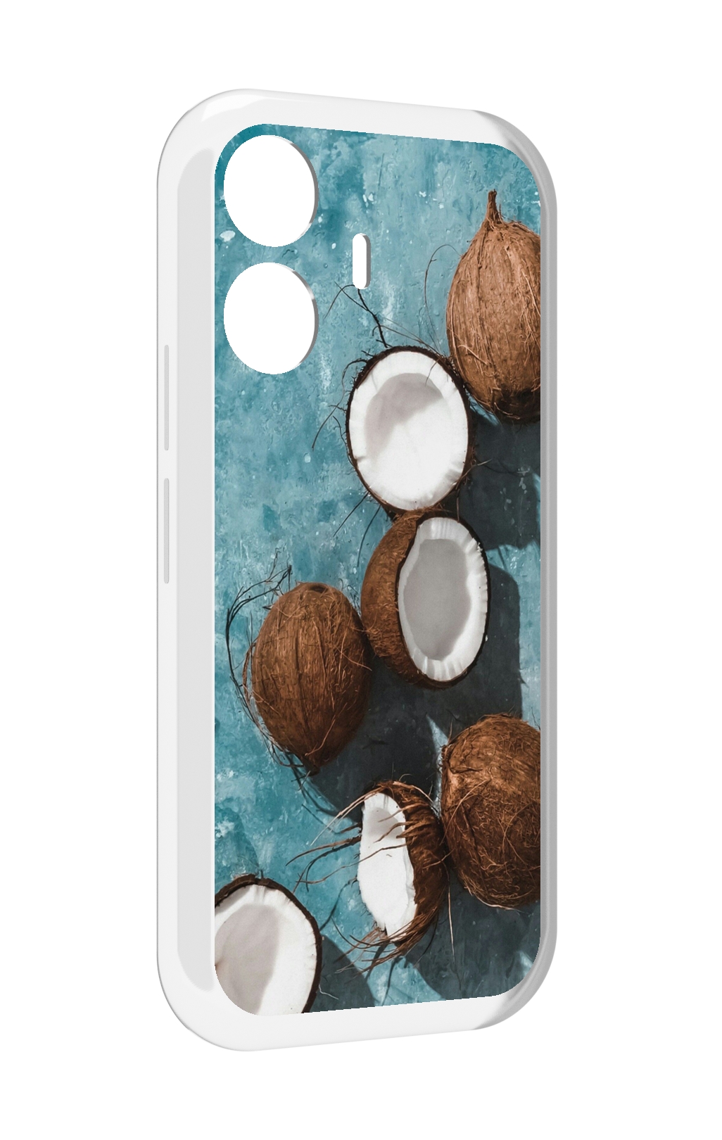 

Чехол MyPads красивые-кокосы для Vivo Y77E / Vivo iQOO Z6 Lite, Прозрачный, Tocco